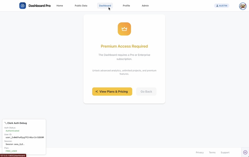 Dash Clerk Auth + Stripe Billing - Image 3