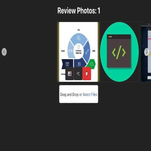 Dynamic Carousel Upload Content